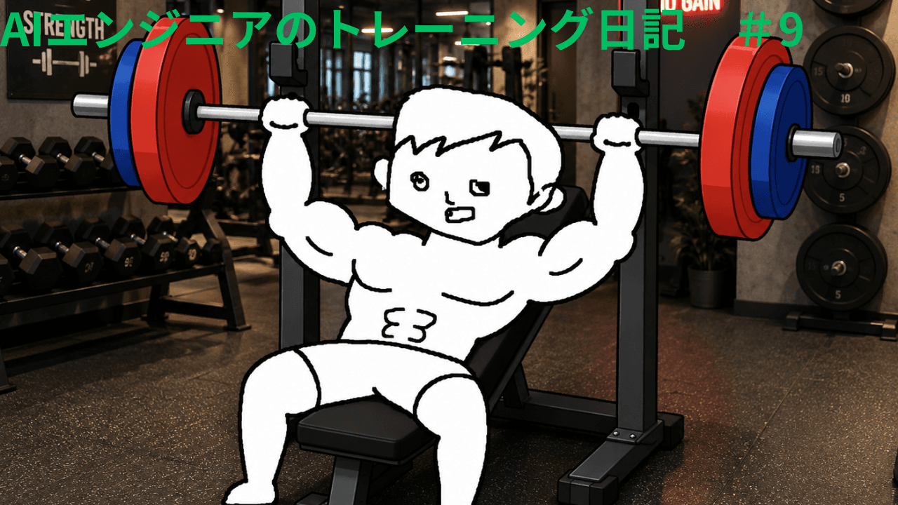 AIエンジニアのトレーニング日記 #9